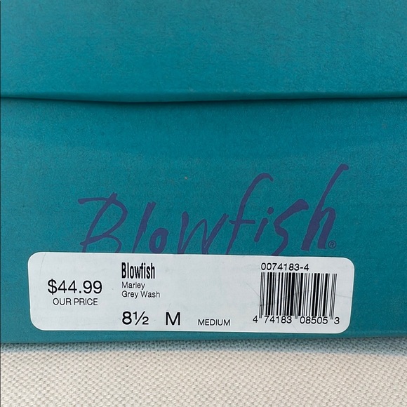 Blowfish Marley Grey Wash Casual Sneakers size 8.5 - Picture 9 of 11